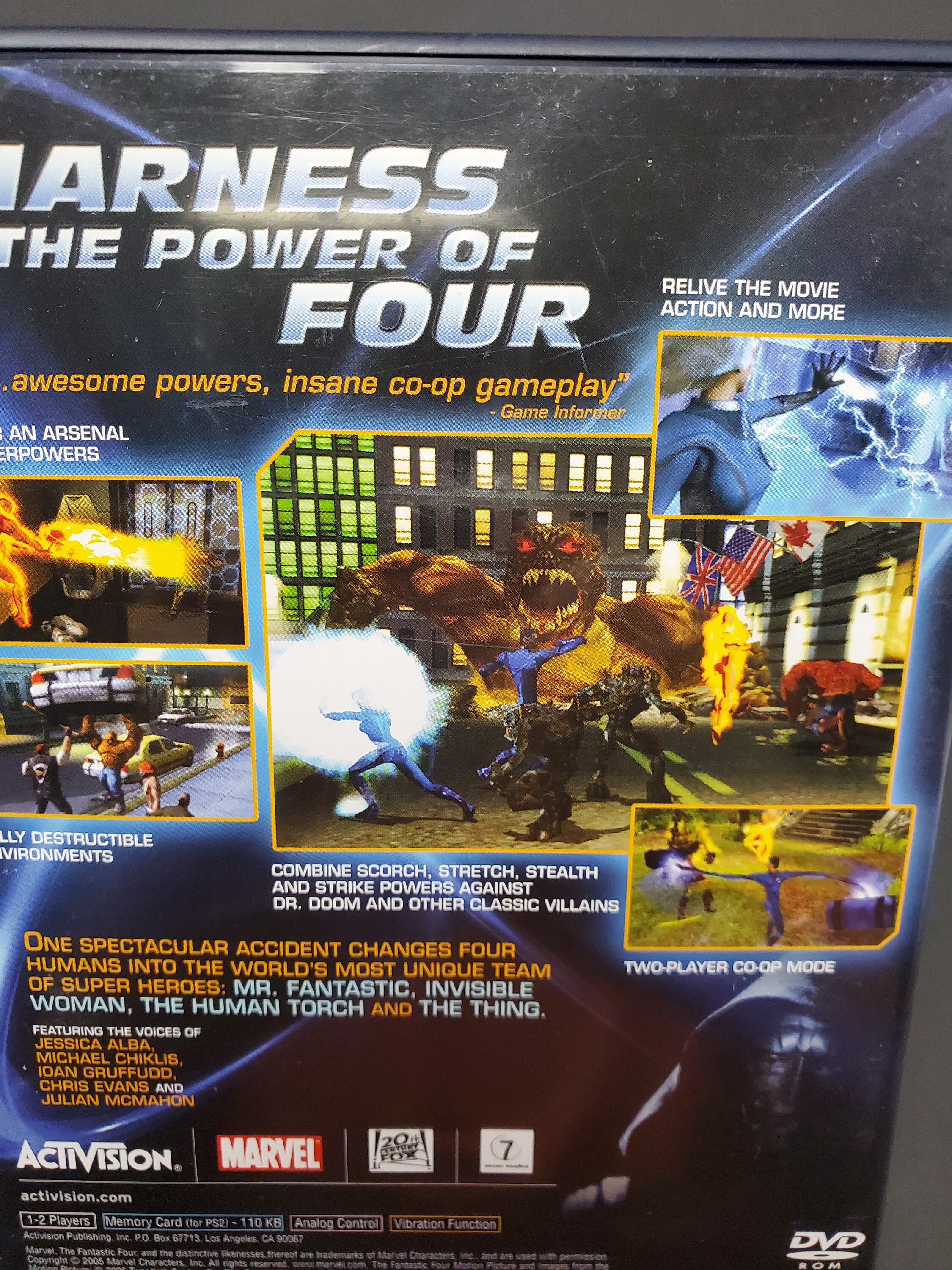 PS2 Fantastic Game 4 Sony Playstation 2 Video Game CD - Etsy