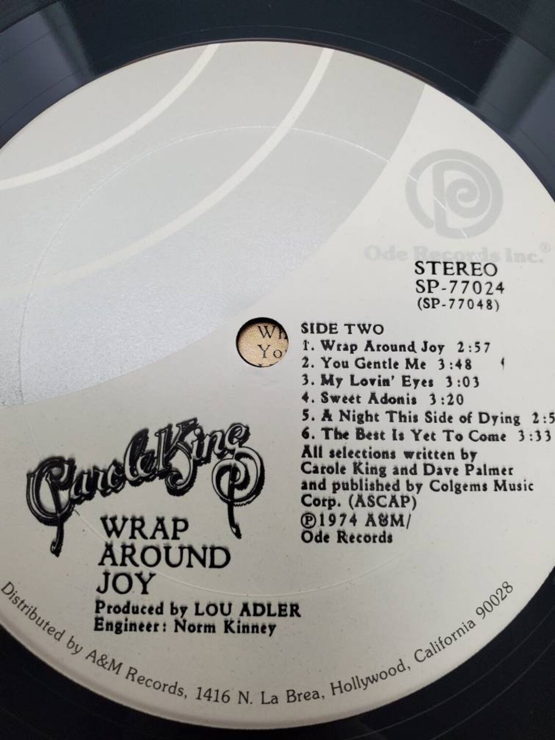 1974 Carole King Wrap Around Joy LP SP77024 SP77048 Ode Etsy