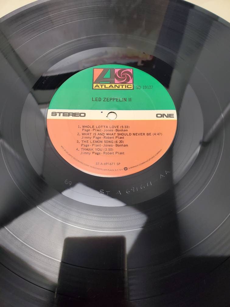 1969 レッド ツェッペリン II LP SD 19127 アトランティック