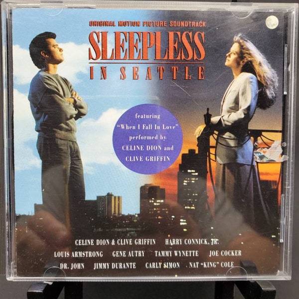 1993 Sleepless in Seattle Original Motion Picture Soundtrack Compact Disc EK 53764 CD Epic Soundtrax ISBN 0 7464 53764 2