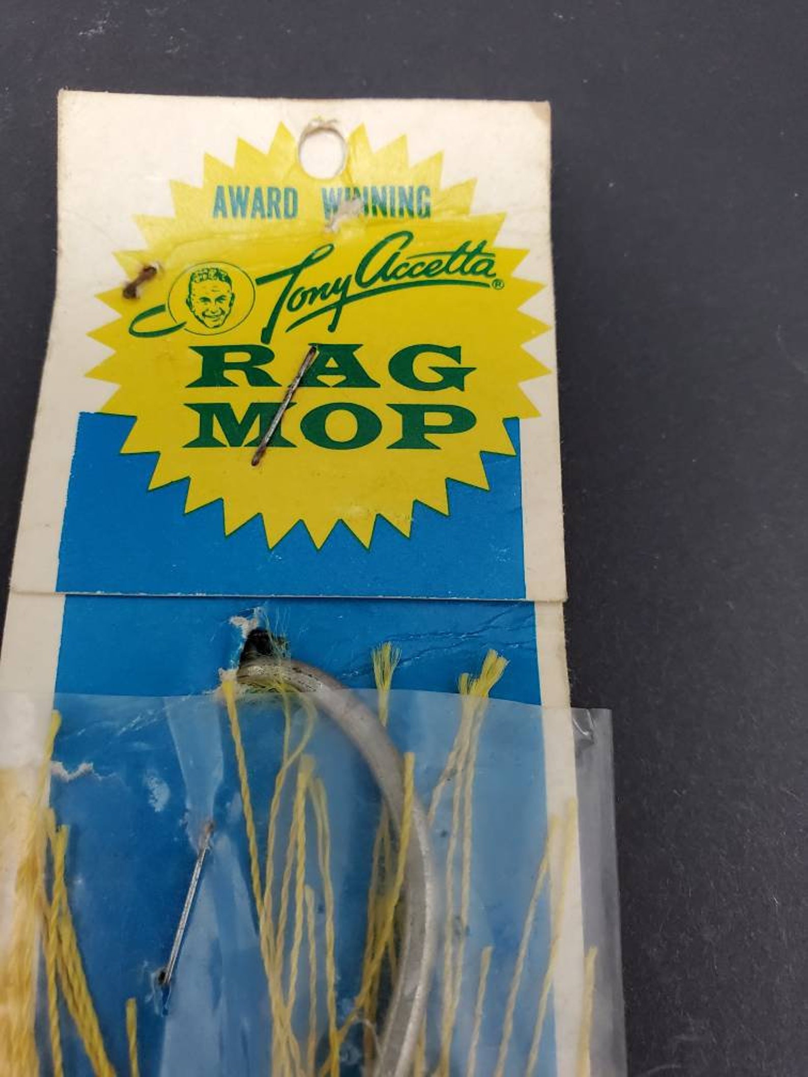 14 Rag Mop Tony Accetta Award Winning Stripped Bass Blue Etsy