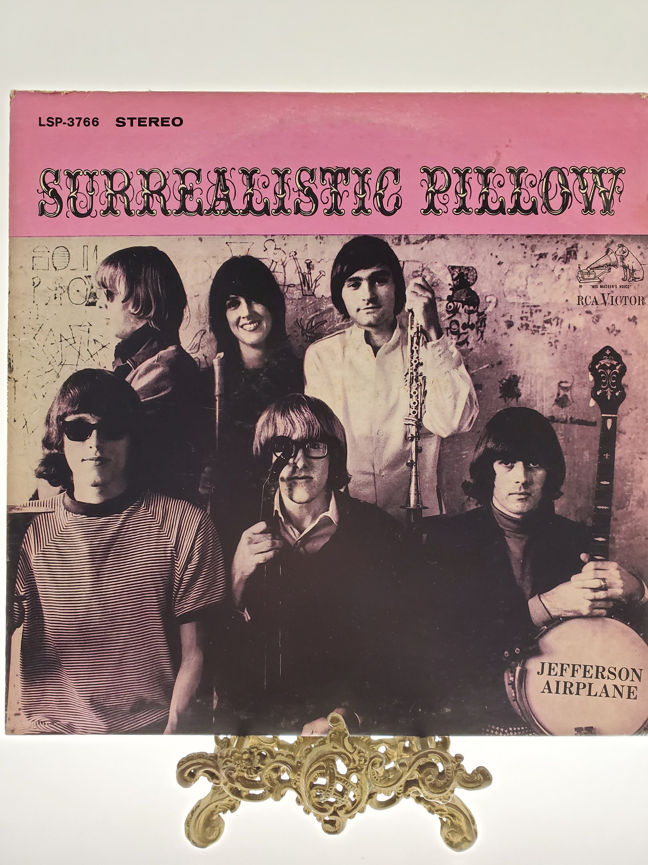 1967 Jefferson Airplane LP Surrealistic Pillow Stereo Vinyl