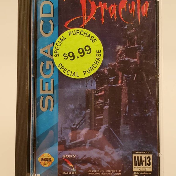 Bram Stoker's Dracula Sega CD Game T-93065