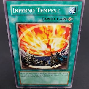 Inferno Tempest EP1 EN007 Yugioh Spell Card Trading Card Game copyright 1996 releasedatum 2004