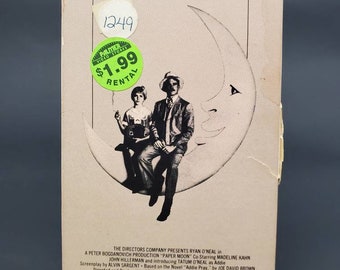 1980 Paper Moon VHS VCR Tape Peter Bogdanovich Ryan and Tatum O'Neal Paramount Home Video VHS 8465