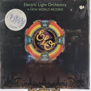 1976 Jeff Lynne&#39;s Electric Light Orchestra LP A New World Record Stereo Vinyl Record Album UA La679 g United Artists Records