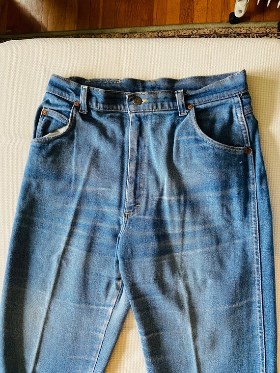 XL 16, 80s Lee Jeans, High Waisted Jeans, Mom Jean