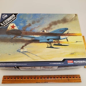 Typo version Academy IL-2 Stormovik 1/48 scale Model Airplane Kit with Ski Landing Gear