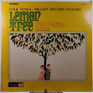 1960s The Finger Singers LP Lemon Tree Stereo Vinyl Record Album DS 2345 Diplomat Records