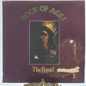 1972 The Band (In Concert) double LP Rock Of Ages Stereo Vinyl Record Albums SABB 11045 Capitol Records EMI Records