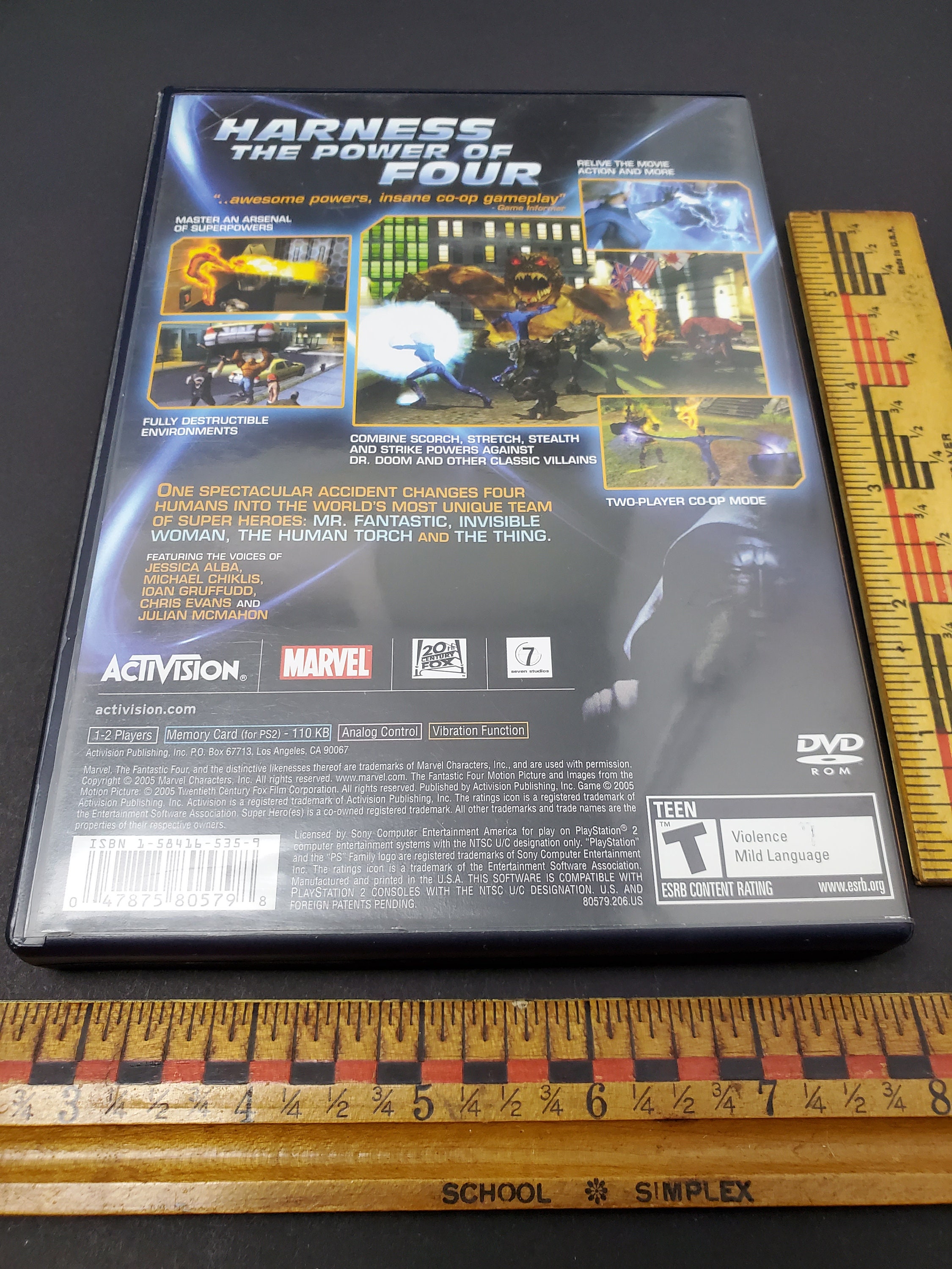 PS2 Fantastic Game 4 Sony Playstation 2 Video Game CD - Etsy