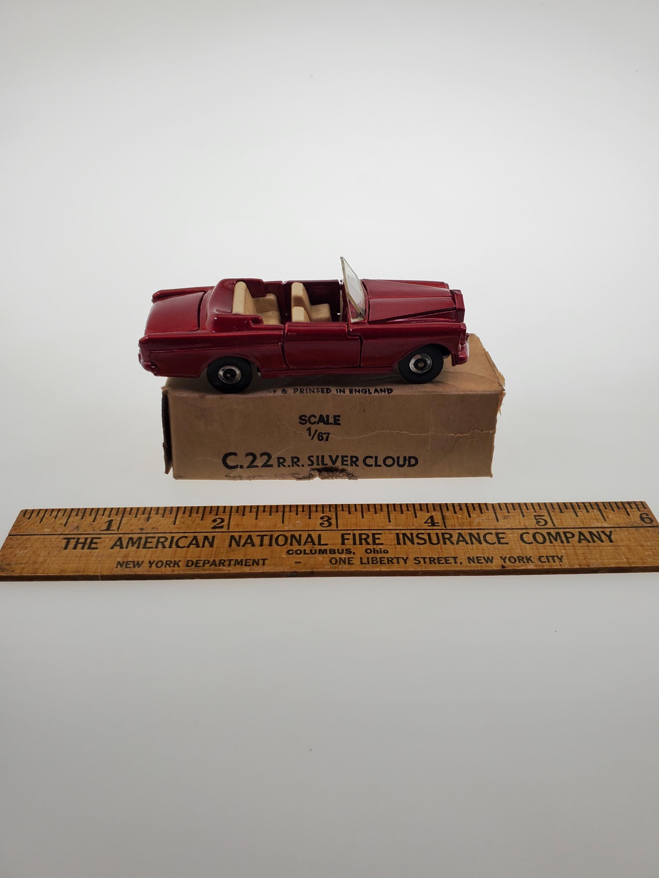 1960's Rolls Royce Silver Cloud C.22 1/67 Scale Lone Star 1960's Rolls Royce Silver Cloud C.22 1/67 Scale Lone Star