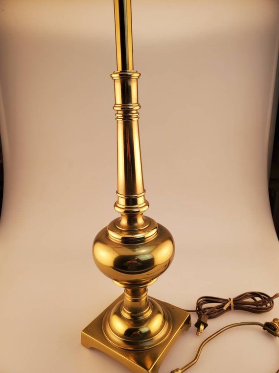 33 Stiffel Brass 3 Way Square Base Table Lamp 33 Stiffel Brass 3 Way Square Base, How To Identify Stiffel Brass Lamps In Taiwan