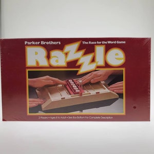 1981 Sealed Razzle No 112 The Race for the Word Game Parker Brothers West Germany
