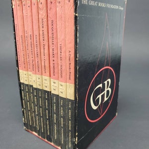 1955 The Great Books Foundation First Year Course 9 Volume Book Box Set