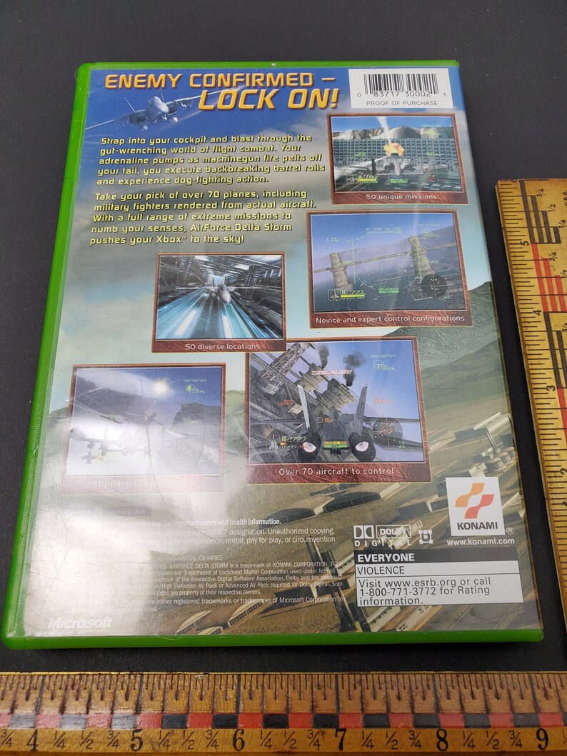 Xbox Airforce Delta Storm Microsoft Video Game CD image 10