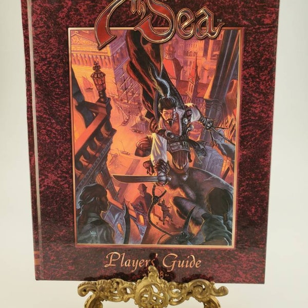AEG 7001, 7th Sea Player's Guide, Roleplaying Game Hardcover Book, RPG 7001, ISBN 29220 70001