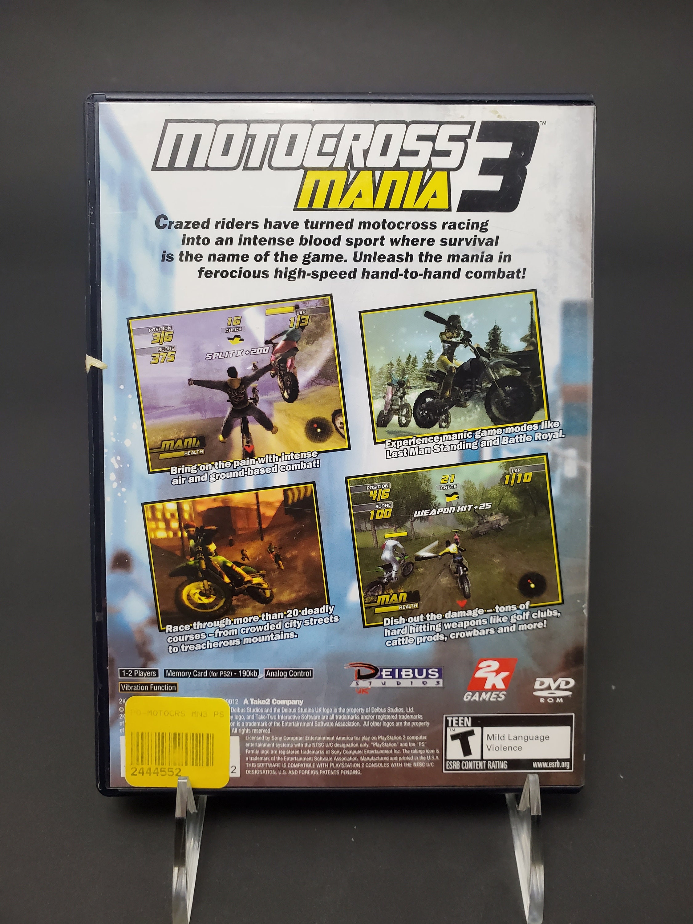 Motocross Mania 3 para Playstation 2 (2005)