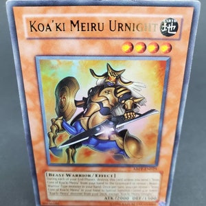 Koa'ki Meiru Urnight ABPF EN023 Juego de cartas coleccionables de cartas holográficas de Yugioh 1996 Copyright 2010 Fecha de lanzamiento