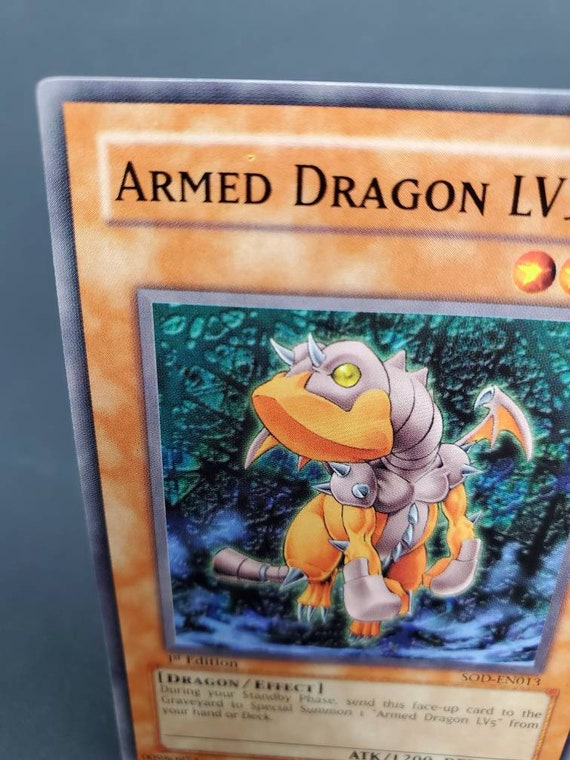 Armed Dragon LV3 SOD EN013 Yugioh 1st Edition Card Trading 