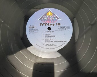1987 IVY Ivy III Ivy 3 LP Ht 020 Heat Records Vinyl Record