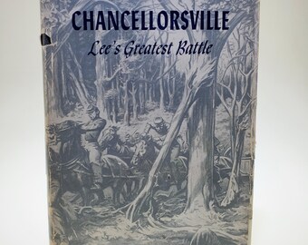 Vintage 1958 Civil War Book, Chancellorsville Lee's Greatest Battle by ...