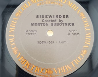Morton Subotnick SIDEWINDER LP 電子音楽 1971 Morton Subotnick LP Sidewinder Created on the Electric