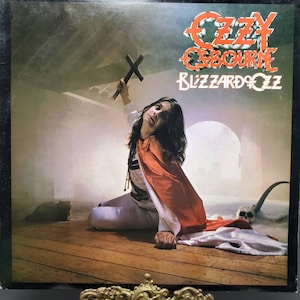1981 Ozzy Osbourne Blizzard of Ozz LP BL 36812 JZ Jet Records Isbn 7464 36812 1 Vinyl Record Album