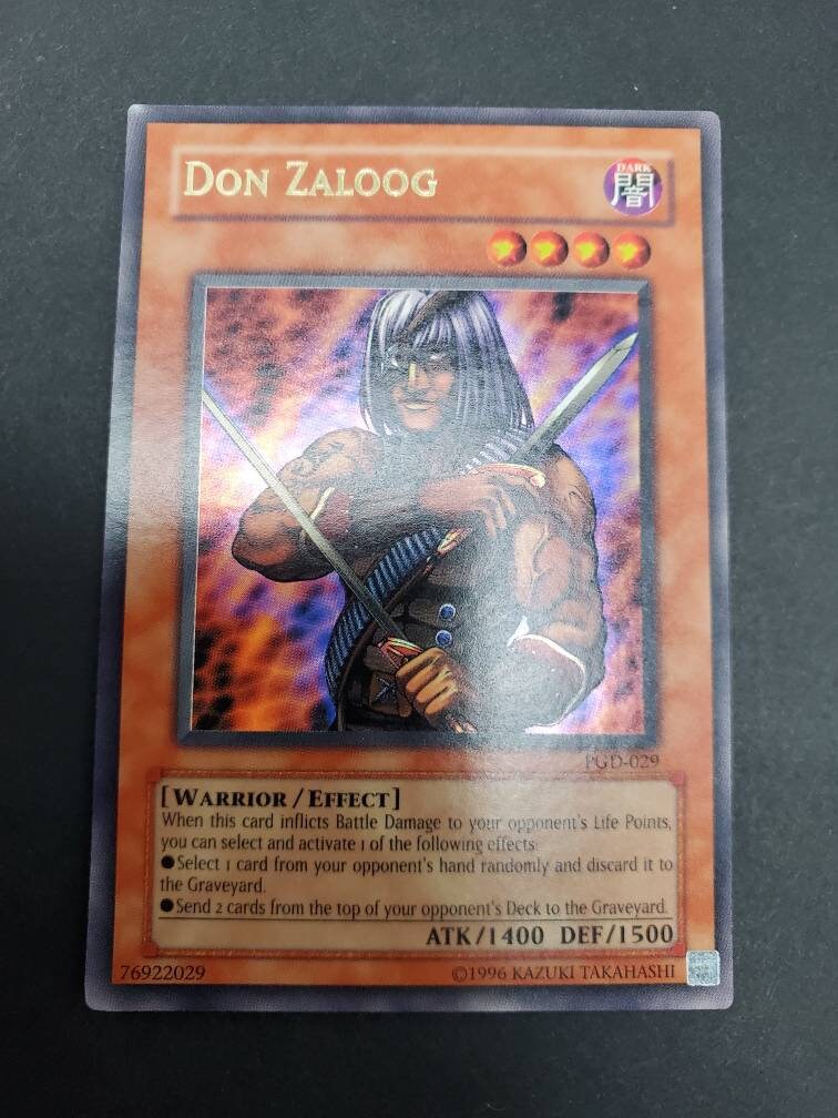 遊戯王　首領ザルーグ DON ZALOOG PGD-029 DON ZALOOG 首領ザルーグ PGD-029 トレーディングカード