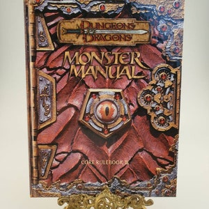 TSR 11552 Monster&#39;s Manual Core Rulebook III Dungeons and Dragons ISBN 0-7869-1552-8 9 780786 915521