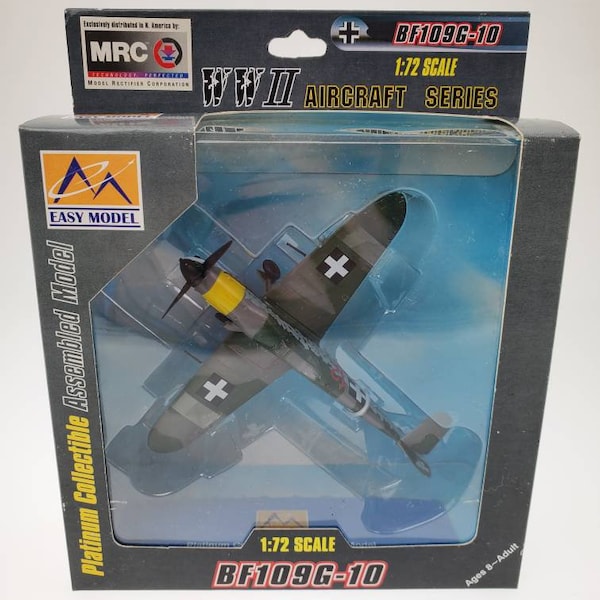 World War 2 Aircraft Series BF109G-10 1:72 Scale Easy Model Platinum Collectible Assembled Model