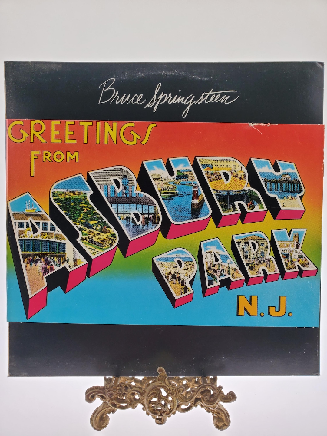 1973 Bruce Springsteen LP Greetings From Asbury Park N.J. Stereo Vinyl