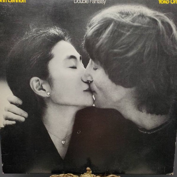 1980 John Lennon Yoko Ono Double Fantasy LP GHS 2001 Geffen Records no bar code Vinyl Record Album