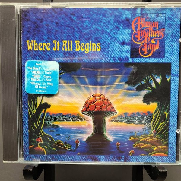 1994 Allman Brothers Band Where It All Bands Compact Disc EK 64232 CD Epic Records Group ISBN 0 7464 64232 2