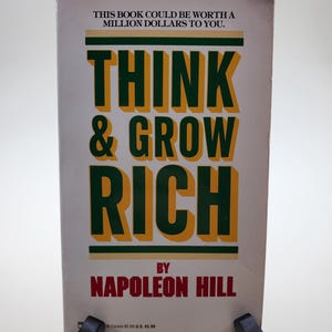 1960 Think & Grow Rich Softcover Book by Napoleon Hill published by Fawcett Crest