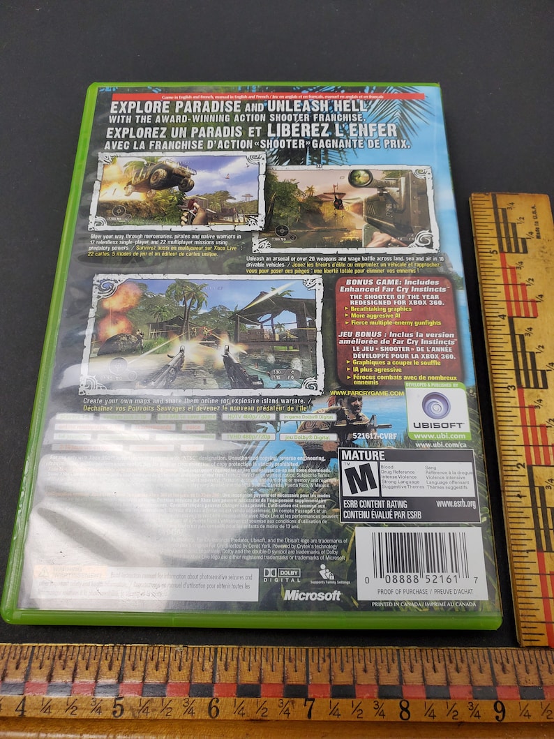 Xbox Live Far Cry Instincts Predator Xbox Live Microsoft Video Game CD image 10