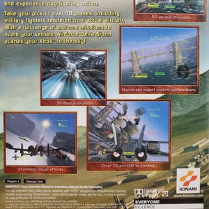 Xbox Airforce Delta Storm Microsoft Video Game CD image 6