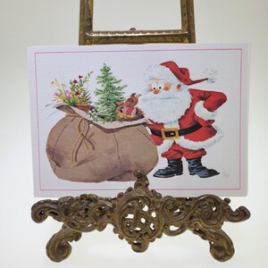 Jaren 60 24 kerstkaarten Kerstman 1 ontwerp 24 kaarten Current Inc Colorado Springs Color