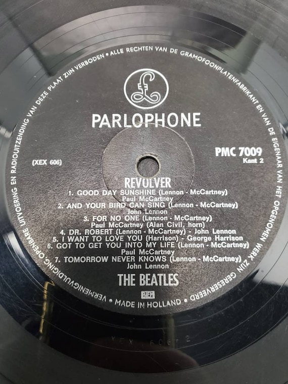 1966 the Beatles Revolver Holland Pressing MONO LP PMC 7009