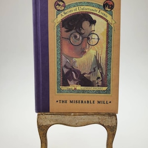 2000 The Miserable Mill A Series of Unfortunate Events Hardcover Book by Lemony Snicket Book the Fourth First Edition Harper Collins Publish