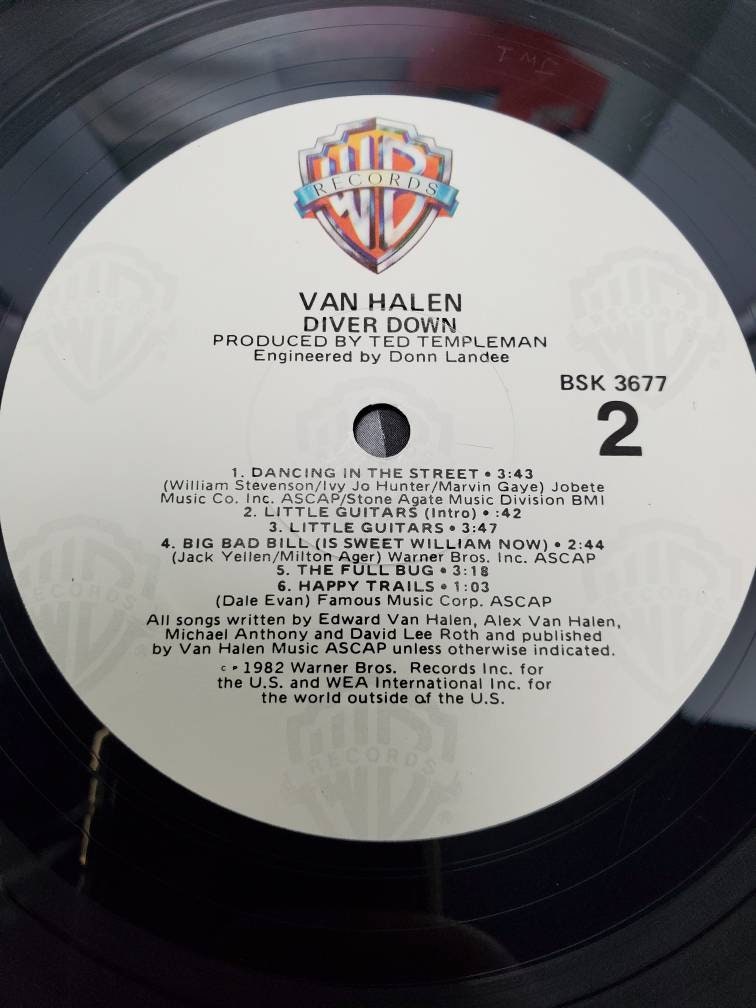 Van Halen / Diver Down【LP・USオリジナル・ステッカー】 vanhalen_diverdown_1lpblack.