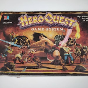 1990 Hero Quest Game System Boardgame Milton Bradley 4101