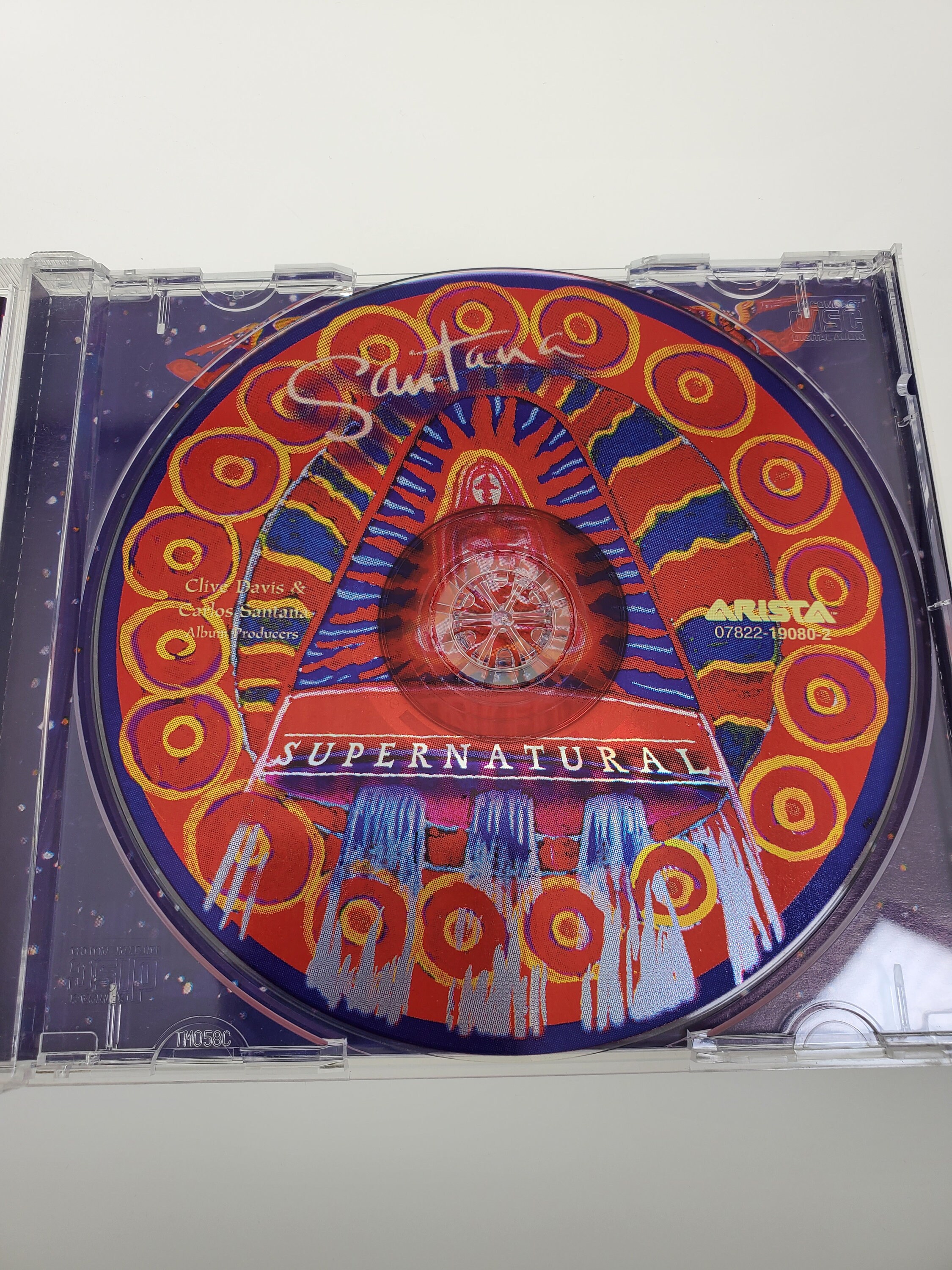 1999 Santana CD Supernatural Compact Disc 07822-19080-2 RE 1