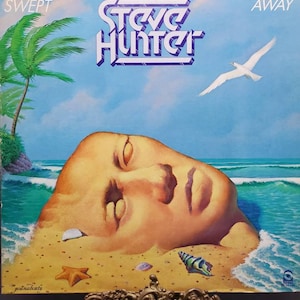 1977 Steve Hunter Swept Away LP SD 36-148 ATCO Atlantic Records st-c-773806-pr Vinyl Record Album