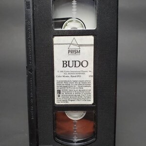 1981 BUDO The Art of Killing VHS VCR Tape