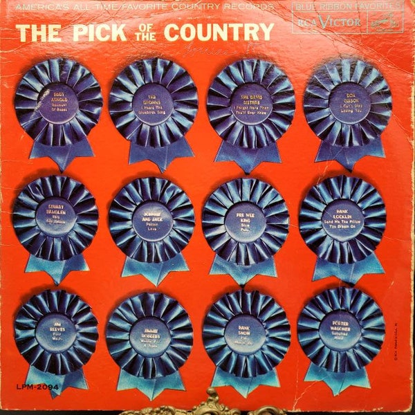 1962 The Pick of the Country LP LPM-2094 RCA Victor Records Blue Ribbon Favorites Vinyl Record Album