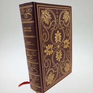 1970s Doctor Zhivago Hardcover Book by Boris Pasternak published by International Collectors Library