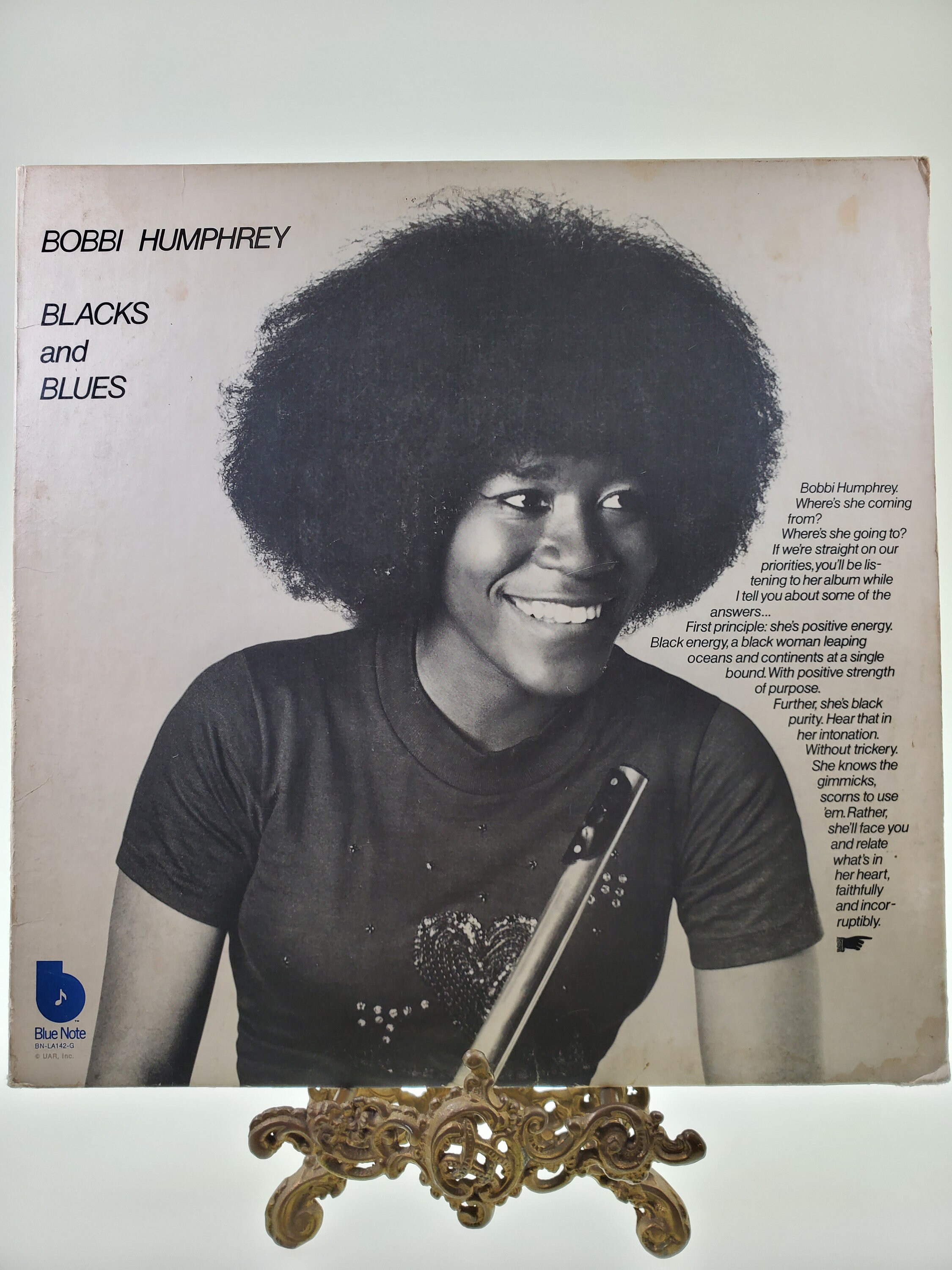 1974 Bobbi Humphrey LP Blacks and Blues Stereo Vinyl Record