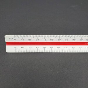 1990s Drafting Ruler Inches Centimeters Imperial Metric Pickett P 231TR ...