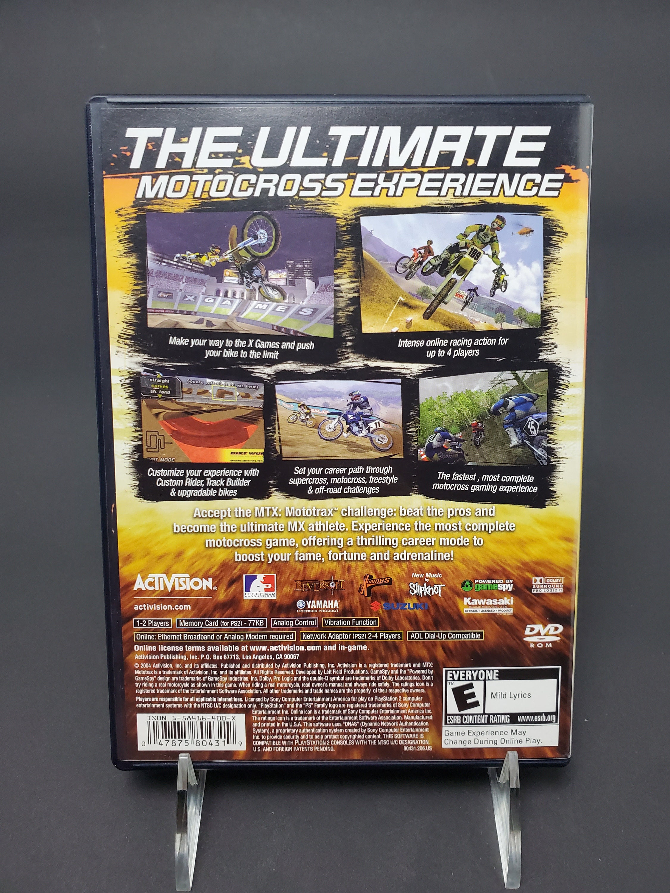 PS2 MTX Mototrax Motorcycle Racing Sony Playstation 2 CD Video -   Portugal